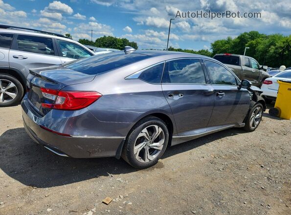 1HGCV1F58JA048415 2018 HONDA ACCORD Gray 