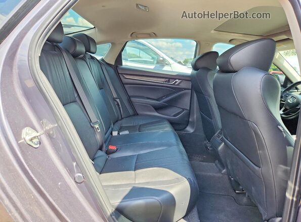 1HGCV1F58JA048415 2018 HONDA ACCORD Gray 