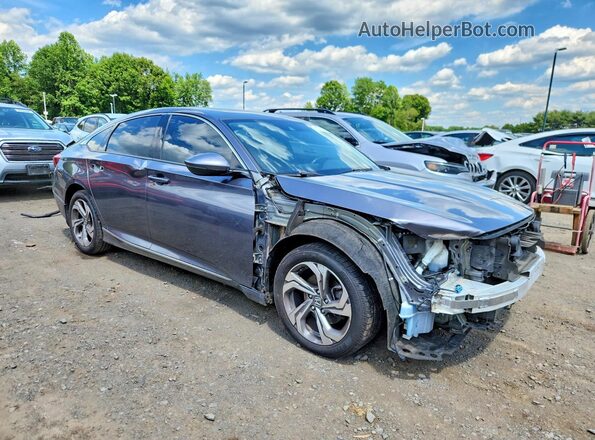 1HGCV1F58JA048415 2018 HONDA ACCORD Gray 
