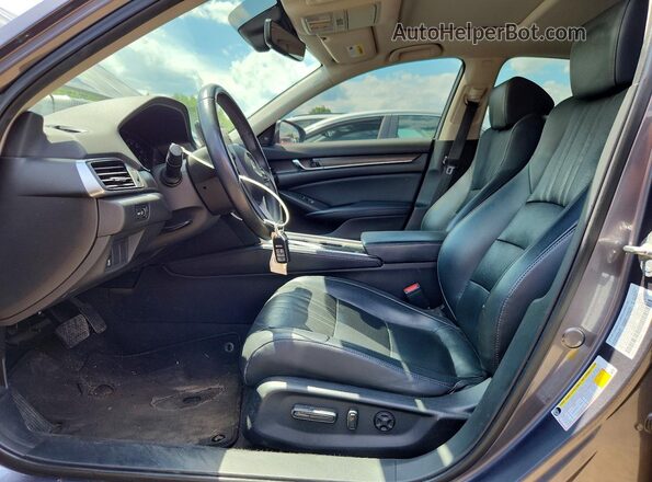 1HGCV1F58JA048415 2018 HONDA ACCORD Gray 