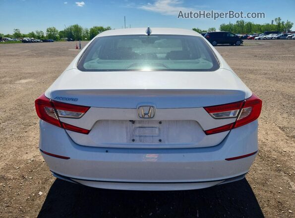1HGCV1F58JA810948 2018 HONDA ACCORD Белый Вид сзади