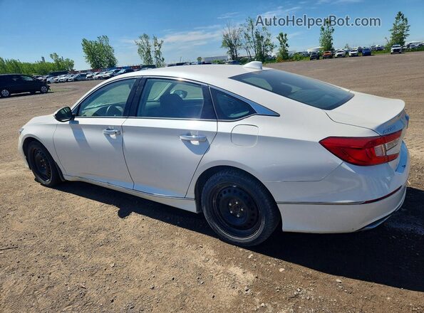1HGCV1F58JA810948 2018 HONDA ACCORD Белый Задняя левая четверть