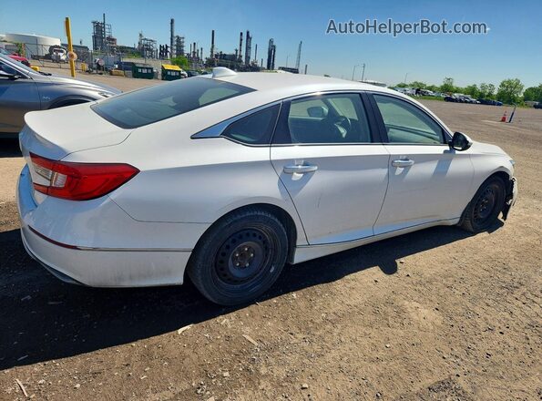 1HGCV1F58JA810948 2018 HONDA ACCORD Белый Задняя правая четверть