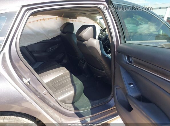 1HGCV1F58KA078242 2019 HONDA ACCORD Gray Widok naklejki z numerem VIN