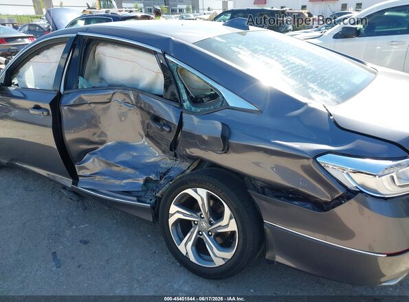 1HGCV1F58KA078242 2019 HONDA ACCORD Gray Widok z przodu