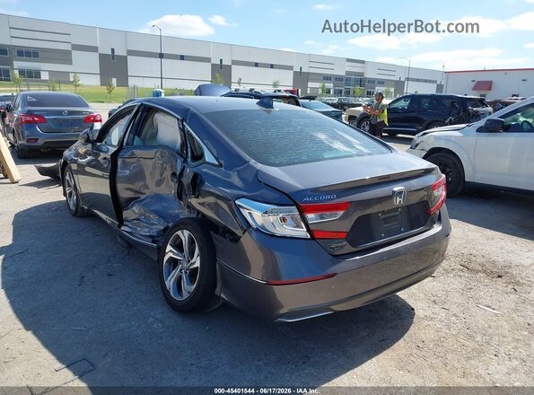 1HGCV1F58KA078242 2019 HONDA ACCORD Gray Tył lewy