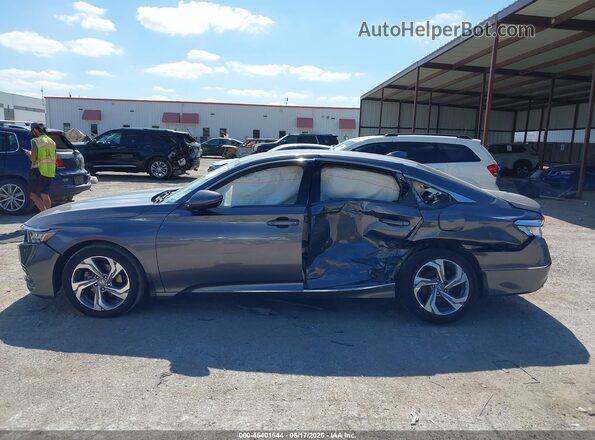 1HGCV1F58KA078242 2019 HONDA ACCORD Gray Widok wnętrza 360 stopni