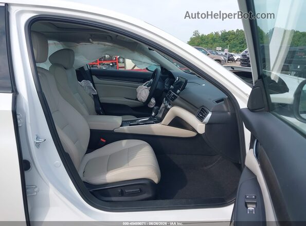 1HGCV1F58NA050445 2022 HONDA ACCORD White წინა სალონის ხედი