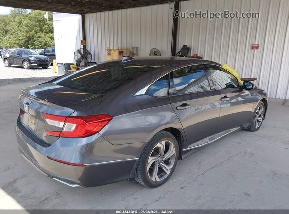 1HGCV1F59JA154940 2018 HONDA ACCORD Gray უკანა მარჯვენა