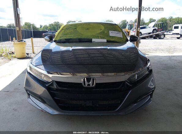 1HGCV1F59JA154940 2018 HONDA ACCORD Gray ხელსაწყოთა პანელის ხედი