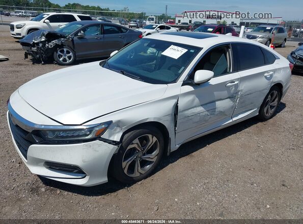 1HGCV1F59JA197089 2018 HONDA ACCORD White Front left