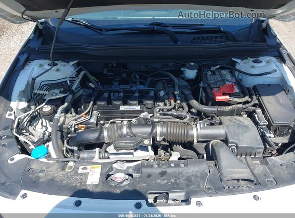 1HGCV1F59JA197089 2018 HONDA ACCORD White Rear view