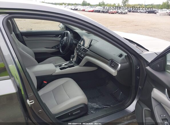 1HGCV1F59LA071768 2020 HONDA ACCORD Серый Вид салона спереди