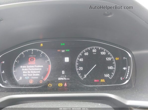 1HGCV1F59LA071768 2020 HONDA ACCORD Серый Вид задних сидений