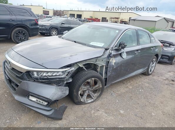 1HGCV1F59LA071768 2020 HONDA ACCORD Серый Передняя левая четверть