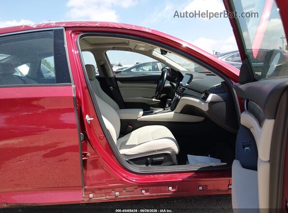 1HGCV1F59MA003004 2021 HONDA ACCORD Red Սալոնի դիմացի տեսք