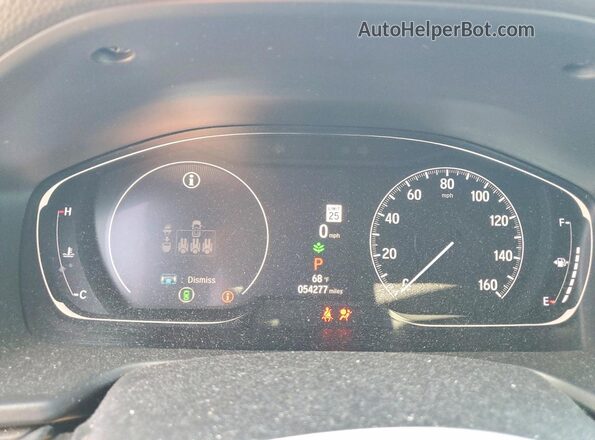 1HGCV1F59MA071481 2021 HONDA ACCORD Black Instrument cluster view