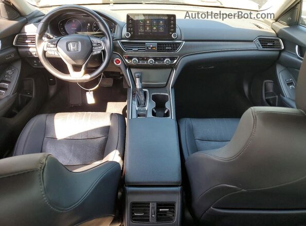 1HGCV1F59MA071481 2021 HONDA ACCORD Black Dashboard view