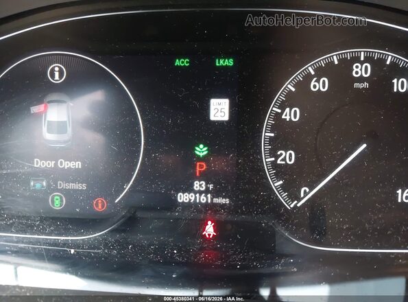 1HGCV1F5XJA162285 2018 HONDA ACCORD Red Вид задніх сидінь