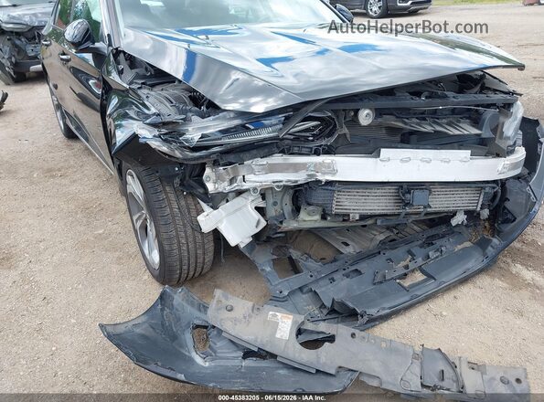 1HGCV1F5XKA044318 2019 HONDA ACCORD Black Vista frontal