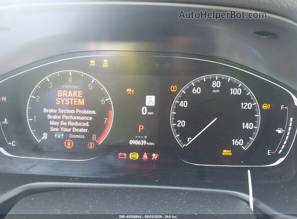 1HGCV1F5XMA111650 2021 HONDA ACCORD White Հետևի նստատեղերի տեսք