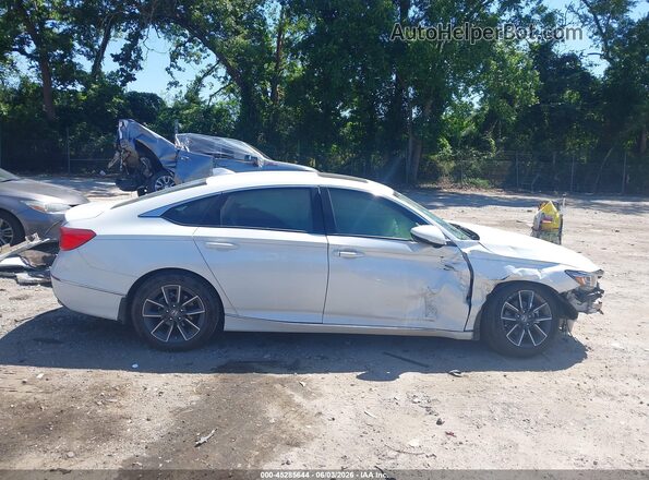 1HGCV1F5XMA111650 2021 HONDA ACCORD White Սալոնի հետևի տեսք