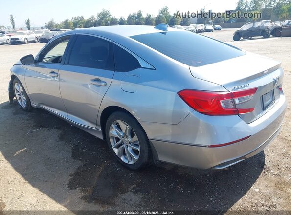 1HGCV1F60JA128879 2018 HONDA ACCORD Gray Rear left