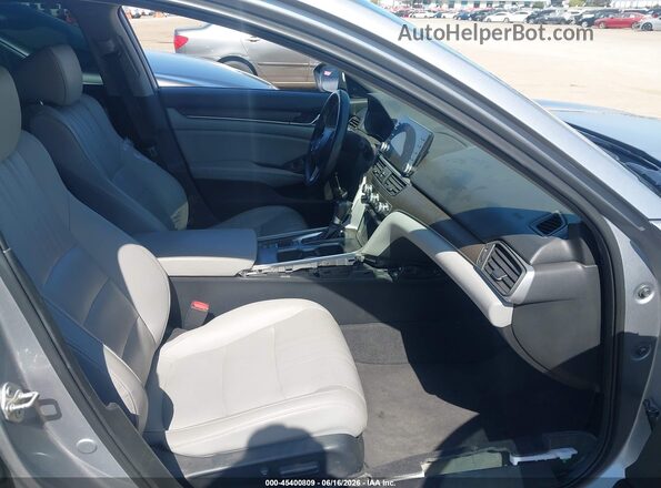 1HGCV1F60JA128879 2018 HONDA ACCORD Gray Front interior view