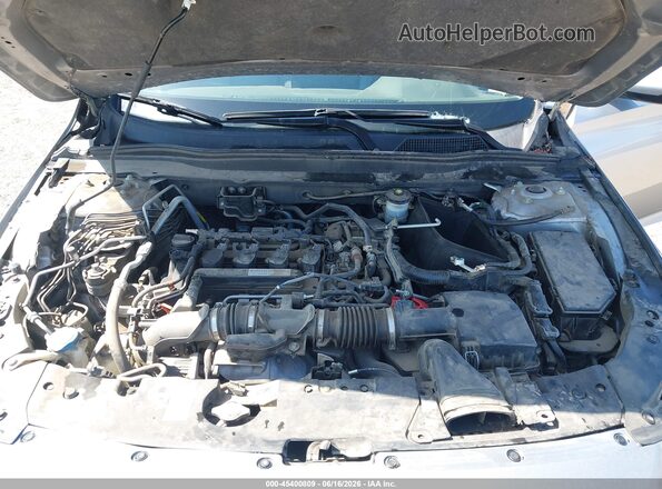 1HGCV1F60JA128879 2018 HONDA ACCORD Gray Rear view