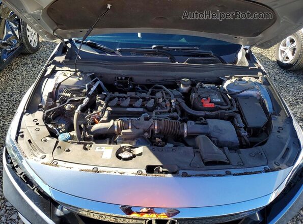1HGCV1F61JA103487 2018 HONDA ACCORD Серебряный Вид задней части салона