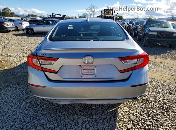 1HGCV1F61JA103487 2018 HONDA ACCORD Серебряный Вид сзади