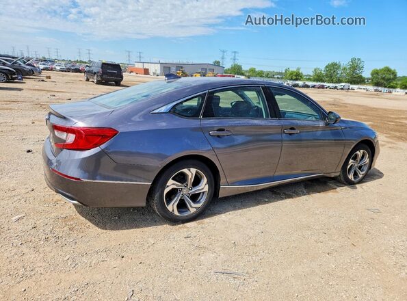 1HGCV1F61JA162684 2018 HONDA ACCORD Gray Հետևի աջ
