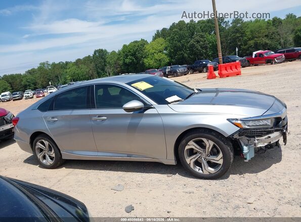 1HGCV1F62JA140662 2018 HONDA ACCORD Серебряный Вид задней части салона