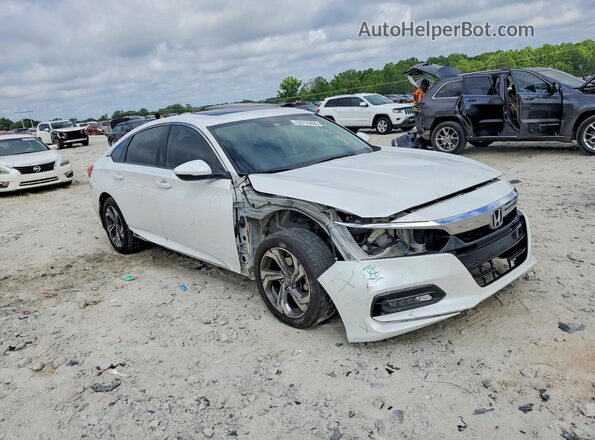 1HGCV1F63JA118427 2018 HONDA ACCORD White Front right