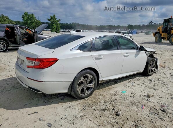 1HGCV1F63JA118427 2018 HONDA ACCORD White Rear right