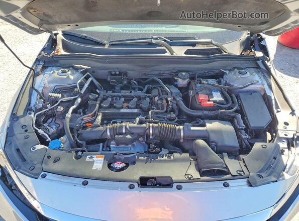 1HGCV1F63JA218530 2018 HONDA ACCORD Silver უკანა სალონის ხედი