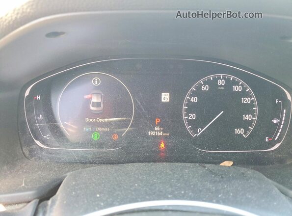 1HGCV1F63JA218530 2018 HONDA ACCORD Silver ხელსაწყოთა პანელის ხედი