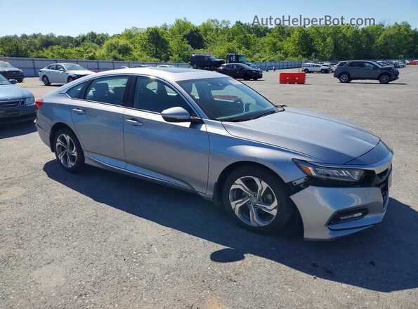 1HGCV1F63JA218530 2018 HONDA ACCORD Silver წინა მარჯვენა