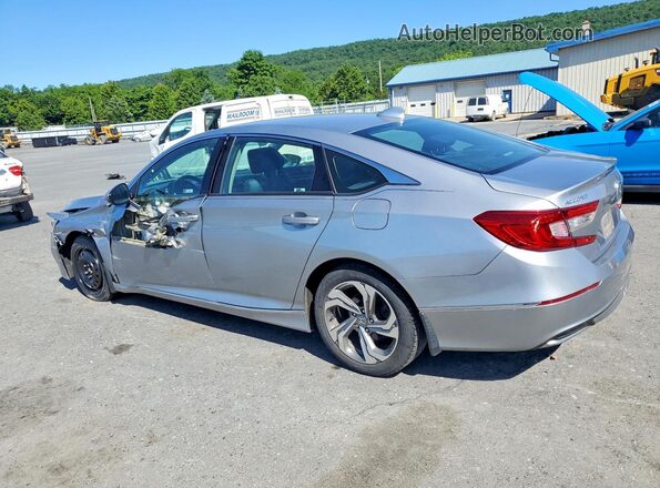 1HGCV1F63JA218530 2018 HONDA ACCORD Silver უკანა მარცხენა