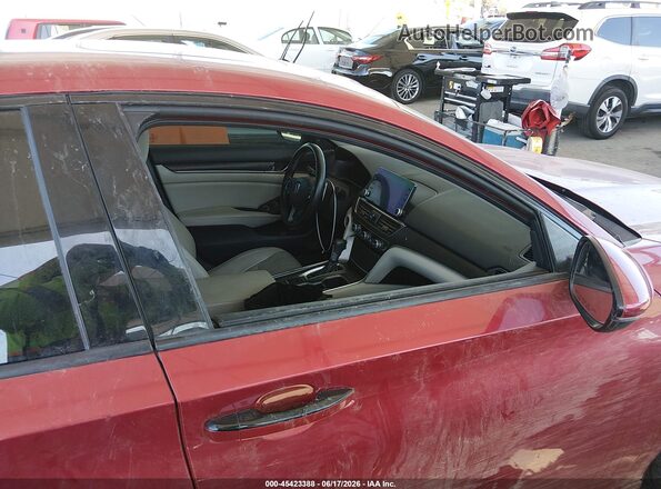 1HGCV1F90JA004069 2018 HONDA ACCORD Red 