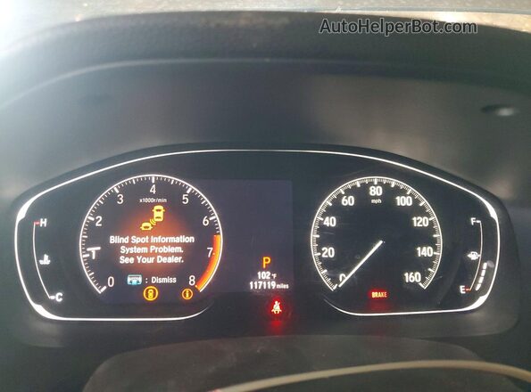 1HGCV1F90JA069441 2018 HONDA ACCORD Silver Vista del cuadro de instrumentos