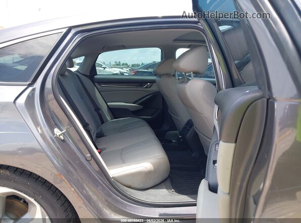 1HGCV1F90JA138046 2018 HONDA ACCORD Серый Вид наклейки с VIN-кодом