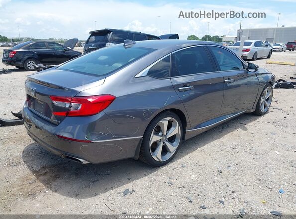 1HGCV1F90JA138046 2018 HONDA ACCORD Серый Задняя правая четверть