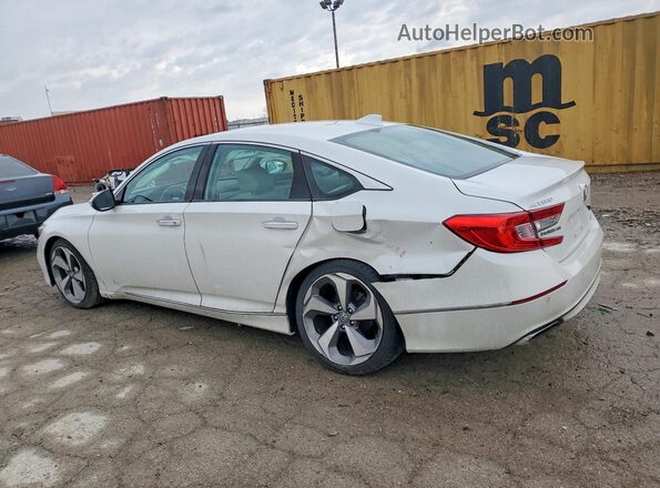 1HGCV1F91JA004159 2018 HONDA ACCORD White Tył lewy