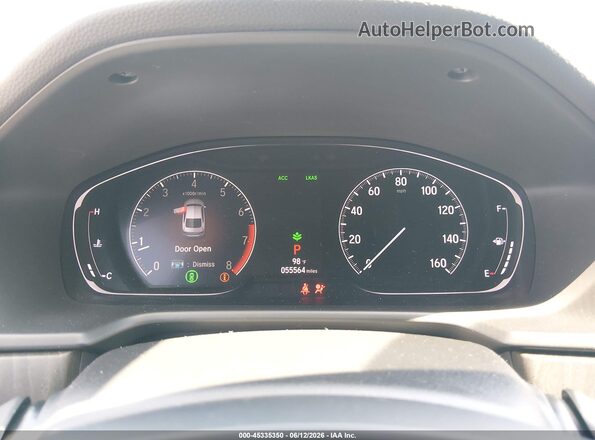 1HGCV1F91JA123247 2018 HONDA ACCORD White Vista de los asientos traseros