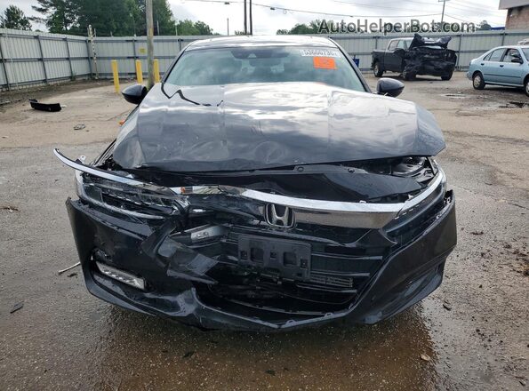 1HGCV1F94JA122609 2018 HONDA ACCORD Black Vista frontal