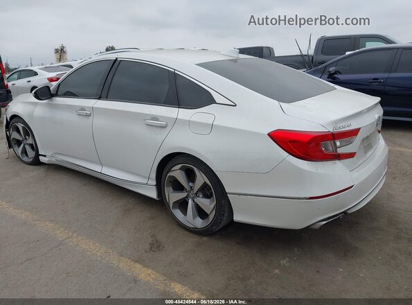 1HGCV1F95JA070889 2018 HONDA ACCORD White Հետևի ձախ
