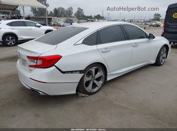 1HGCV1F95JA070889 2018 HONDA ACCORD White Հետևի աջ