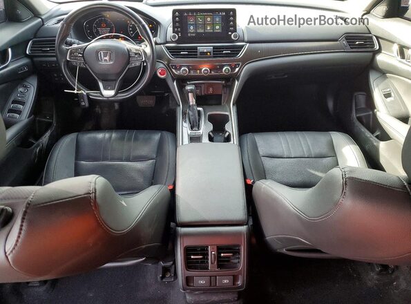 1HGCV1F95LA803882 2020 HONDA ACCORD White წინა პანელის ხედი