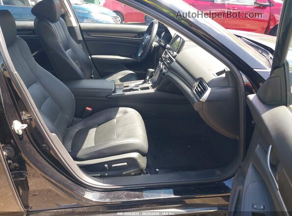 1HGCV1F96JA031440 2018 HONDA ACCORD Black Vista interior delantera